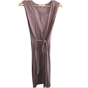 Loft purple wrap dress